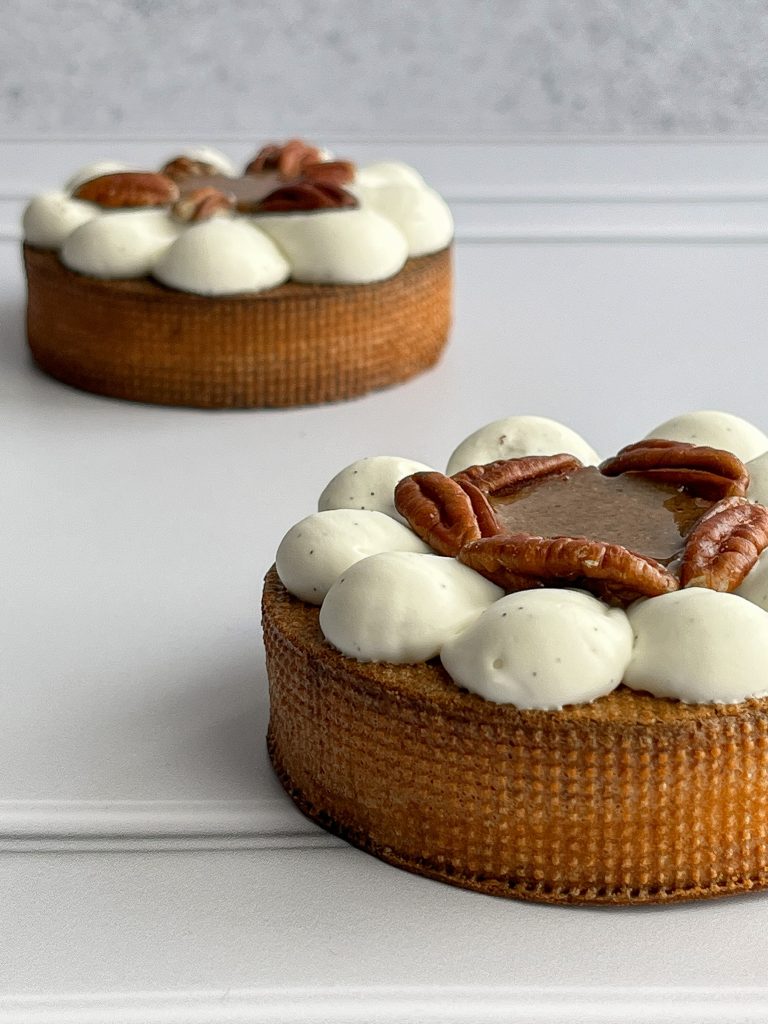 choux en cuisson guidée en forme de tartelettes