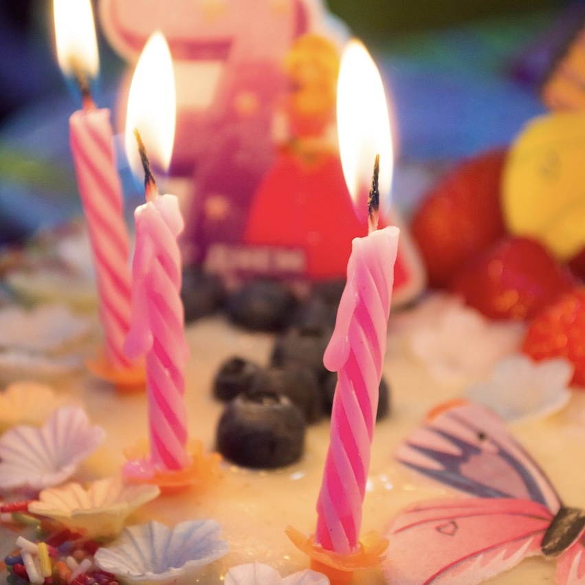 Bougies d'anniversaire