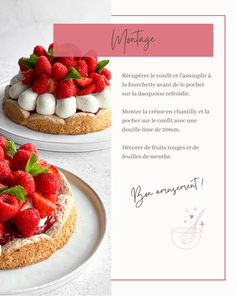 recette montage tarte fruits rouges sans lactose ni gluten