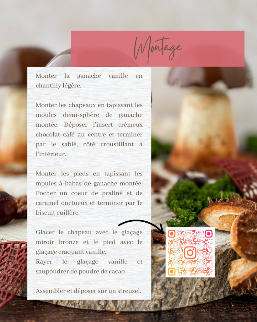 montage des champignons en trompe-l'oeil