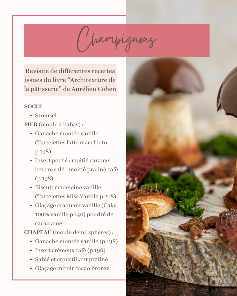 Composition champignons en trompe-l'oeil 