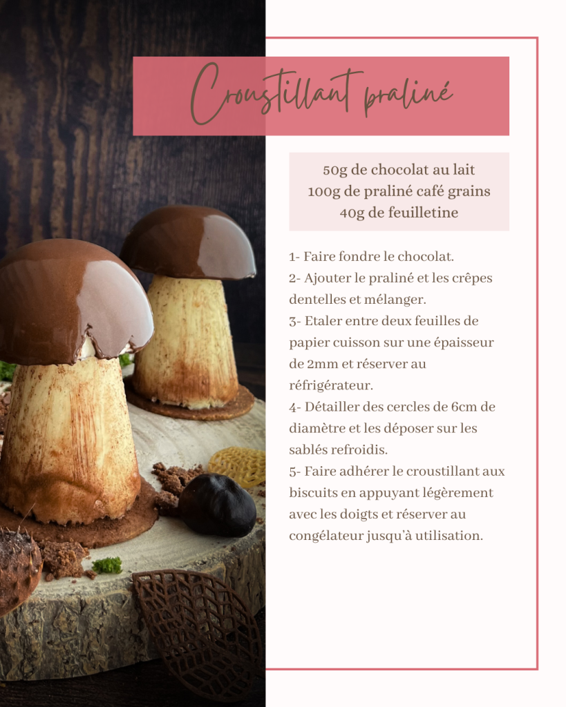 recette croustillant praliné café