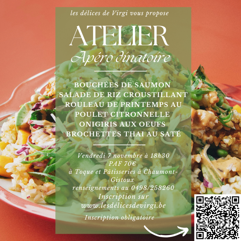 atelier apéro dinatoire asiatique
